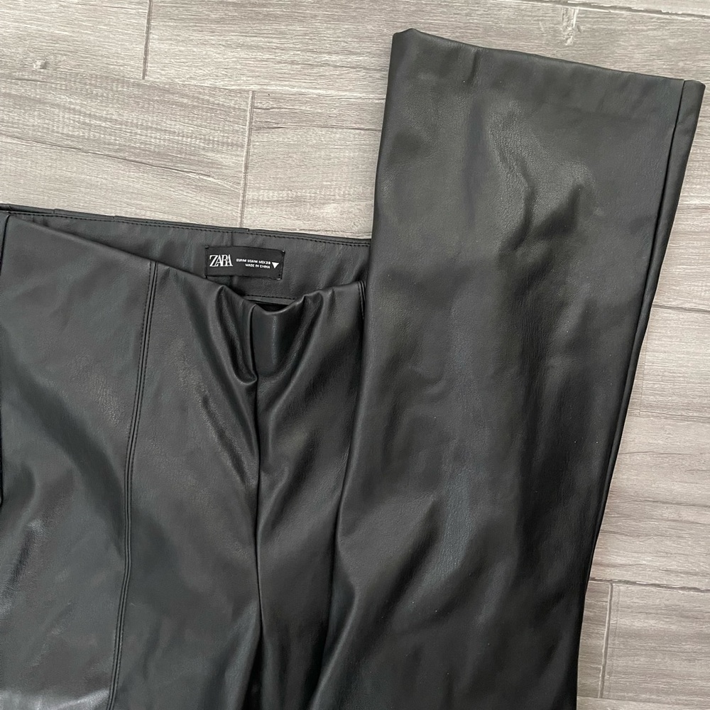 Zara leather pants